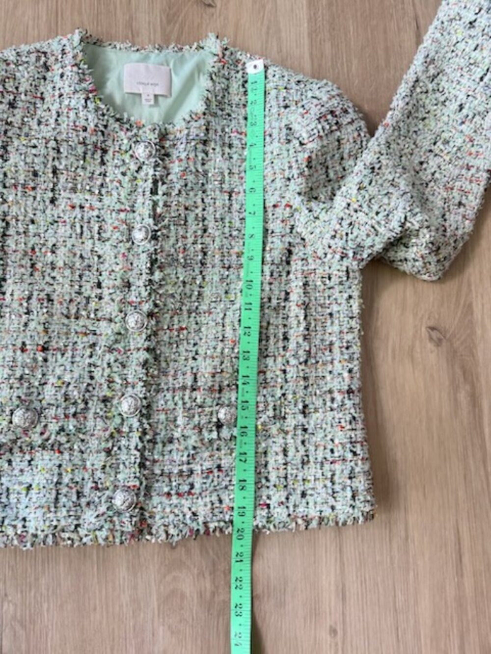 Cinq a Sept Christie Tweed Jacket Shorts Set 4/6 - Picture 7 of 14